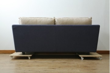【t様ご決済用】中古　arflex(アルフレックス)　A・SOFA MEDIUM 10(エー・ソファ ミディアム)　W2LR　ワイド2人掛アームソファ　定価約50万円　(R-075834)