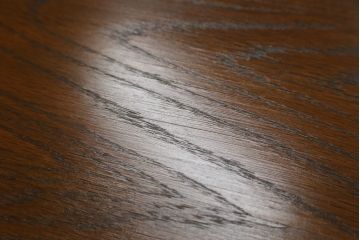 中古　美品　えぞ民芸家具　ステンドグラス入りの扉がアクセントになるサイドボード(収納棚、戸棚、サイドキャビネット、リビングボード)(R-075835)