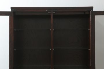 中古　美品　岩谷堂箪笥　シックな佇まいが魅力的なキャビネット(飾り棚、収納棚、戸棚)(R-075837)