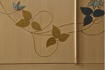 中古　高級品!!　蒔絵入り　上品な佇まいで和の空間を引き立てる総桐箪笥(並厚、総桐たんす、衣装箪笥、着物箪笥、収納タンス、和タンス、引き出し)(定価約230万円)(R-075838)