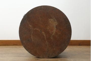 昭和四年　塩原 鋳之　古銅特大火鉢　上手物　約60kg(御鋳物師、手あぶり、鉢カバー、昭和4年、1929年)(R-075840)