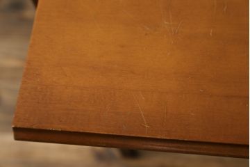 中古　象嵌(マーケットリー)入りのシリンダートップライティングビューロー(ワークデスク、簿記机、引き出し、在宅用、在宅ワーク用)(R-075846)