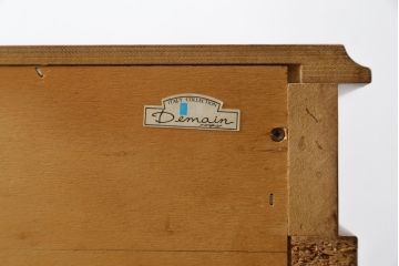中古　象嵌(マーケットリー)入りのシリンダートップライティングビューロー(ワークデスク、簿記机、引き出し、在宅用、在宅ワーク用)(R-075846)