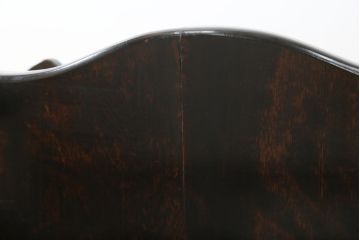 中古　美品　希少な廃番品　松本民芸家具　木の味わいと職人の技が楽しめる304F型ロッキングチェア(板座チェア、アームチェア、イス、揺り椅子)(R-075852)