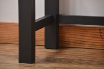和製アンティーク　当店リメイク　六尺　使い込まれた風合いが魅力的な脚付き水屋箪笥サイドボード(サイドキャビネット、収納棚、戸棚)(R-075855)