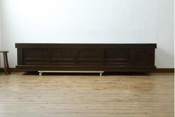 和製アンティーク　 特大!!　存在感バツグンの九尺水屋箪笥ローボード　(R-075857)