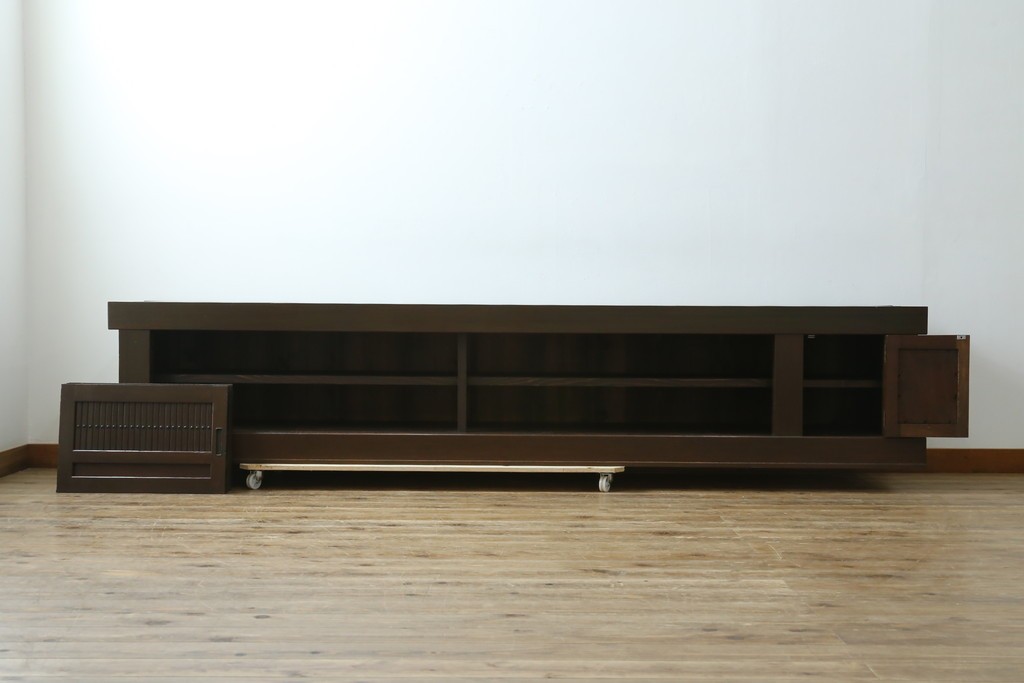 和製アンティーク　 特大!!　存在感バツグンの九尺水屋箪笥ローボード　(R-075857)