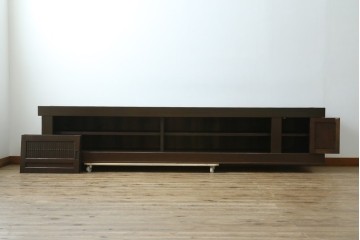 和製アンティーク　 特大!!　存在感バツグンの九尺水屋箪笥ローボード　(R-075857)