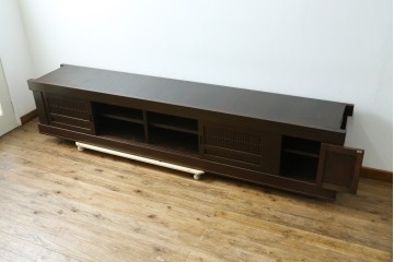 和製アンティーク　 特大!!　存在感バツグンの九尺水屋箪笥ローボード　(R-075857)