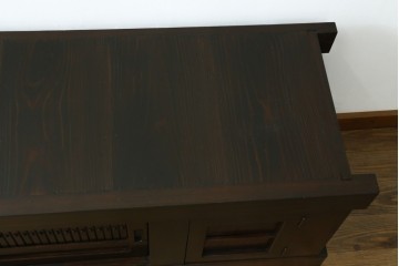 和製アンティーク　 特大!!　存在感バツグンの九尺水屋箪笥ローボード　(R-075857)