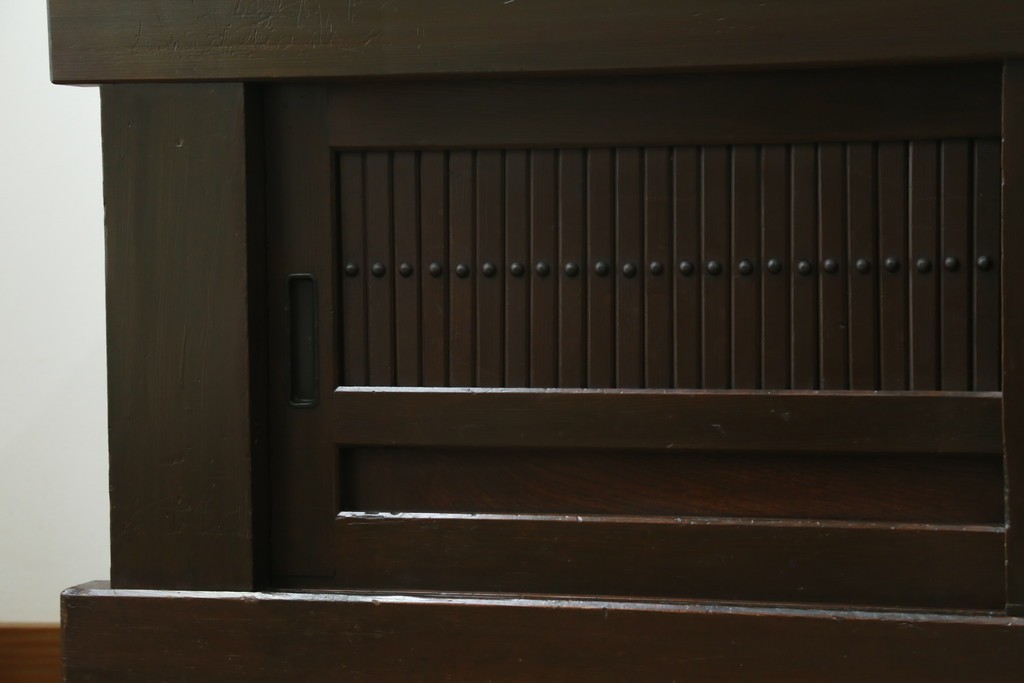 和製アンティーク　 特大!!　存在感バツグンの九尺水屋箪笥ローボード　(R-075857)