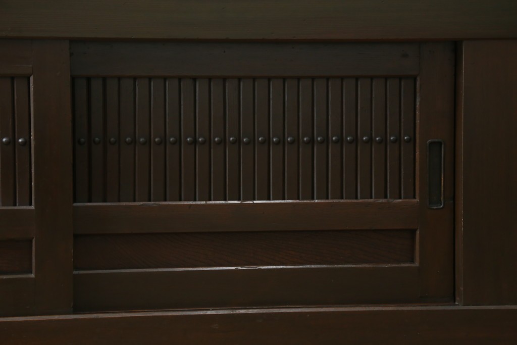 和製アンティーク　 特大!!　存在感バツグンの九尺水屋箪笥ローボード　(R-075857)