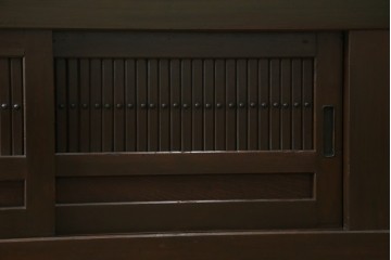 和製アンティーク　 特大!!　存在感バツグンの九尺水屋箪笥ローボード　(R-075857)