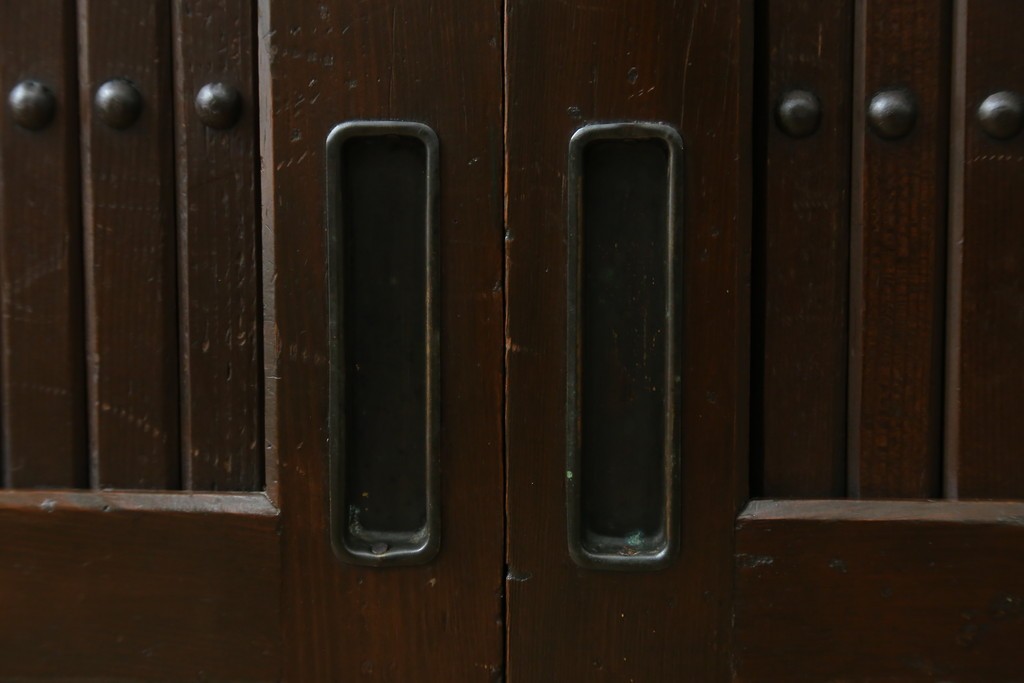 和製アンティーク　 特大!!　存在感バツグンの九尺水屋箪笥ローボード　(R-075857)