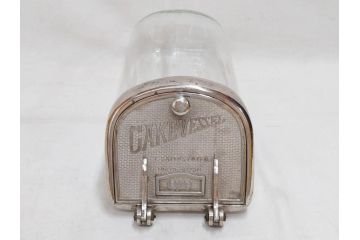 アンティーク雑貨　当時物　大正〜昭和初期　ノスタルジックな雰囲気漂うガラス瓶(ガラスビン、菓子瓶、たばこ瓶、タバコ瓶、煙草瓶、T.SAITO SYOUTEN、商店)(R-075865)