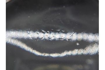 アンティーク雑貨　当時物　デッドストック　アルミ蓋　レトロな雰囲気を醸し出すガラス瓶3個セット(角型、角瓶、キャニスター、ガラスビン、菓子瓶、硝子、フタ付き)(R-075867)