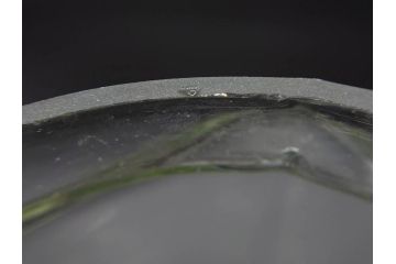 アンティーク雑貨　当時物　デッドストック　アルミ蓋　大・中・小　お洒落なディスプレイが叶うレトロなガラス瓶3個セット(角型、角瓶、キャニスター、ガラスビン、菓子瓶、硝子、フタ付き)(R-075868)