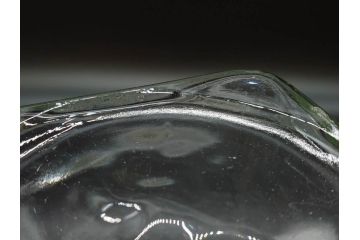 アンティーク雑貨　当時物　デッドストック　アルミ蓋　大・中・小　お洒落なディスプレイが叶うレトロなガラス瓶3個セット(角型、角瓶、キャニスター、ガラスビン、菓子瓶、硝子、フタ付き)(R-075868)
