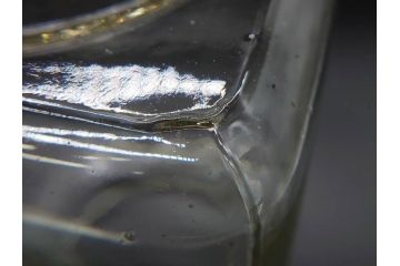 アンティーク雑貨　当時物　デッドストック　アルミ蓋　レトロな雰囲気を醸し出すガラス瓶3個セット(角型、角瓶、キャニスター、ガラスビン、菓子瓶、硝子、フタ付き)(R-075869)