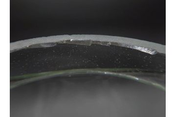アンティーク雑貨　当時物　デッドストック　アルミ蓋　レトロな雰囲気を醸し出すガラス瓶3個セット(角型、角瓶、キャニスター、ガラスビン、菓子瓶、硝子、フタ付き)(R-075870)