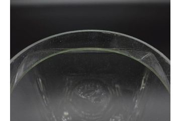アンティーク雑貨　当時物　デッドストック　アルミ蓋　大・小　お洒落なディスプレイが叶うレトロなガラス瓶2個セット(角型、角瓶、キャニスター、ガラスビン、菓子瓶、硝子、フタ付き)(R-075871)