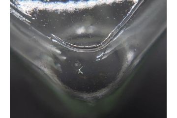 アンティーク雑貨　当時物　デッドストック　アルミ蓋　大・小　お洒落なディスプレイが叶うレトロなガラス瓶2個セット(角型、角瓶、キャニスター、ガラスビン、菓子瓶、硝子、フタ付き)(R-075871)