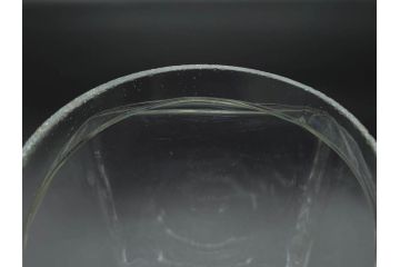 アンティーク雑貨　当時物　デッドストック　アルミ蓋　大・小　お洒落なディスプレイが叶うレトロなガラス瓶2個セット(角型、角瓶、キャニスター、ガラスビン、菓子瓶、硝子、フタ付き)(R-075871)