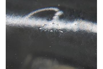 アンティーク雑貨　当時物　デッドストック　アルミ蓋　レトロな雰囲気を醸し出すガラス瓶3個セット(角型、角瓶、キャニスター、ガラスビン、菓子瓶、硝子、フタ付き)(R-075873)