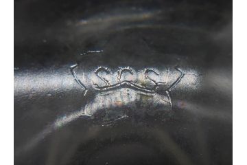 アンティーク雑貨　当時物　デッドストック　アルミ蓋　レトロな雰囲気を醸し出すガラス瓶3個セット(角型、角瓶、キャニスター、ガラスビン、菓子瓶、硝子、フタ付き)(R-075874)