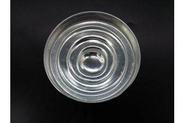 アンティーク雑貨　当時物　デッドストック　アルミ蓋　レトロな雰囲気を醸し出すガラス瓶2個セット(角型、角瓶、キャニスター、ガラスビン、菓子瓶、硝子、フタ付き)(R-075876)