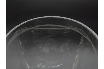 アンティーク雑貨　当時物　デッドストック　アルミ蓋　レトロな雰囲気を醸し出すガラス瓶2個セット(角型、角瓶、キャニスター、ガラスビン、菓子瓶、硝子、フタ付き)(R-075876)