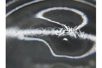 アンティーク雑貨　当時物　デッドストック　アルミ蓋　レトロな雰囲気を醸し出すガラス瓶2個セット(角型、角瓶、キャニスター、ガラスビン、菓子瓶、硝子、フタ付き)(R-075876)