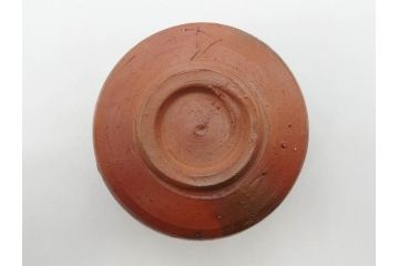 重要無形文化財　人間国宝　山本陶秀　備前焼　約12cm　4寸　深みのある色合いが上品な和の雰囲気を高める茶碗(和食器、抹茶碗、茶道具、茶器、共箱付き、四寸)(R-075878)