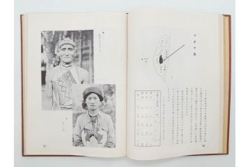 戦前　昭和10年　台湾蕃界展望　写真集　写真帳　勝山写真館発行(中国、蕃族、蕃人、生蕃、タイヤル族、サイセット族、ブヌン族、ツオウ族、パイワン族、アミ族、ヤミ族、理蕃之友発行所、1935年、写真帖、古本)(R-075880)