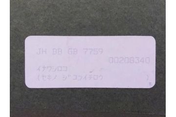 真作　関野準一郎　「猪苗代湖」　直筆サイン入り　約P8号　木版画(絵画、額装)(R-075896)