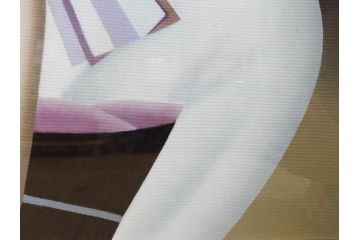真作　東郷青児に師事した洋画家　久下塚青蘭(東郷青蘭)　F10(10号)　油彩画(東郷青児の内弟子、絵画、人物画、女性、油絵、額装)(R-075898)
