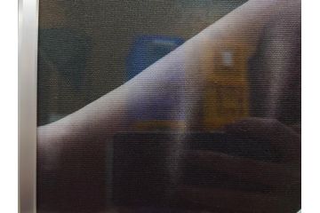 真作　東郷青児に師事した洋画家　久下塚青蘭(東郷青蘭)　F10(10号)　油彩画(東郷青児の内弟子、絵画、人物画、女性、油絵、額装)(R-075898)