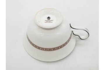 ウェッジウッド　WEDGWOOD　フロレンティーン　ターコイズ　クラシックで重厚な雰囲気が魅力のティーセット(ティーポット、ティーカップ&ソーサー5客、C&S、クリーマー、ミルクポット、ピオニー、洋食器)(R-075903)