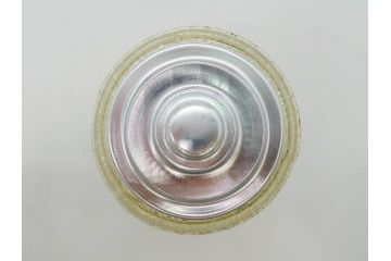 戦前　大正〜昭和初期　昭和レトロな雰囲気を醸し出す古いあめや瓶(菓子瓶、砂糖壷、キャンディーポット、ガラス瓶、ガラスビン、蓋(フタ)付き、ペロペロ、飴屋)(R-075904)