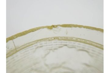 戦前　大正〜昭和初期　昭和レトロな雰囲気を醸し出す古いあめや瓶(菓子瓶、砂糖壷、キャンディーポット、ガラス瓶、ガラスビン、蓋(フタ)付き、ペロペロ、飴屋)(R-075904)