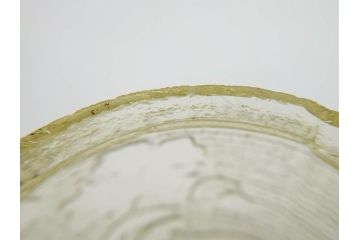 戦前　大正〜昭和初期　昭和レトロな雰囲気を醸し出す古いあめや瓶(菓子瓶、砂糖壷、キャンディーポット、ガラス瓶、ガラスビン、蓋(フタ)付き、ペロペロ、飴屋)(R-075904)
