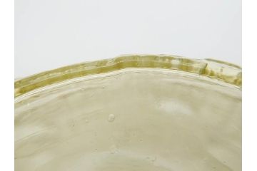戦前　大正〜昭和初期　昭和レトロな雰囲気を醸し出す古いあめや瓶(菓子瓶、砂糖壷、キャンディーポット、ガラス瓶、ガラスビン、蓋(フタ)付き、ペロペロ、飴屋)(R-075904)