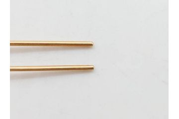 珊瑚玉　K18 金　シンプルながらも上品な雰囲気溢れる簪(サンゴ、かんざし、玉簪、和装小物、髪飾り、アクセサリー)(R-075910)