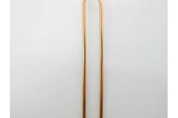 珊瑚玉　K18 金　シンプルながらも上品な雰囲気溢れる簪(サンゴ、かんざし、玉簪、和装小物、髪飾り、アクセサリー)(R-075910)