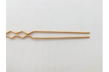 翡翠　K18 金　落ち着いた色合いが品のある雰囲気を醸し出す簪(ヒスイ、かんざし、和装小物、髪飾り、アクセサリー)(R-075911)