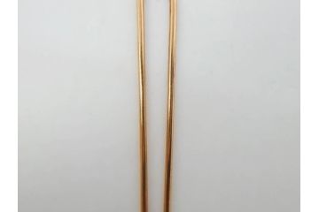 翡翠　K18 金　落ち着いた色合いが品のある雰囲気を醸し出す簪(ヒスイ、かんざし、和装小物、髪飾り、アクセサリー)(R-075911)