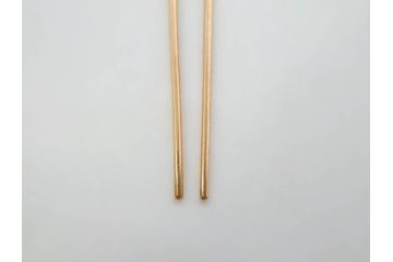 翡翠　K18 金　落ち着いた色合いが品のある雰囲気を醸し出す簪(ヒスイ、かんざし、和装小物、髪飾り、アクセサリー)(R-075911)