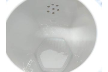 ビンテージ　希少　デンマーク　ROYAL COPENHAGEN(ロイヤルコペンハーゲン)　ブルーフルーテッド　フルレース　顔付き　1119　優雅なひとときを演出するティーポット(洋食器)(R-075912)