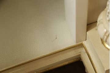 中古　美品　イタリア　SILIK(シリック)　特大　ロココ調　豪華な装飾で存在感たっぷりのサイドボード(サイドキャビネット、戸棚、収納棚)(定価約250万円)(R-075915)