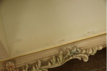 中古　美品　イタリア　SILIK(シリック)　特大　ロココ調　豪華な装飾で存在感たっぷりのサイドボード(サイドキャビネット、戸棚、収納棚)(定価約250万円)(R-075915)